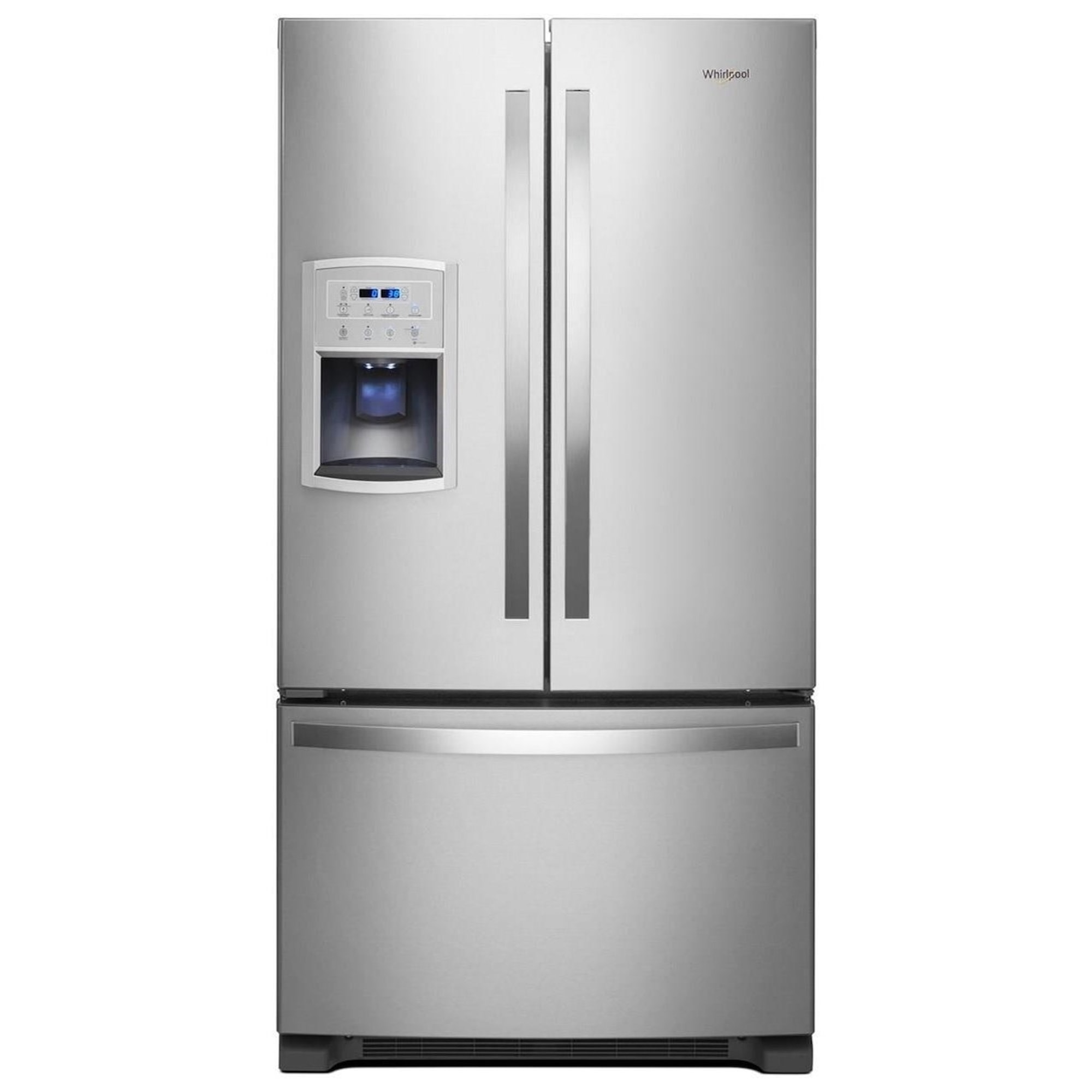 Whirlpool WRF550CDHZ 35inches wide CounterDepth French Door Refrigerator 20 cu. ft